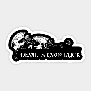 Dicing Devils 'Devil's Own Luck' Sticker